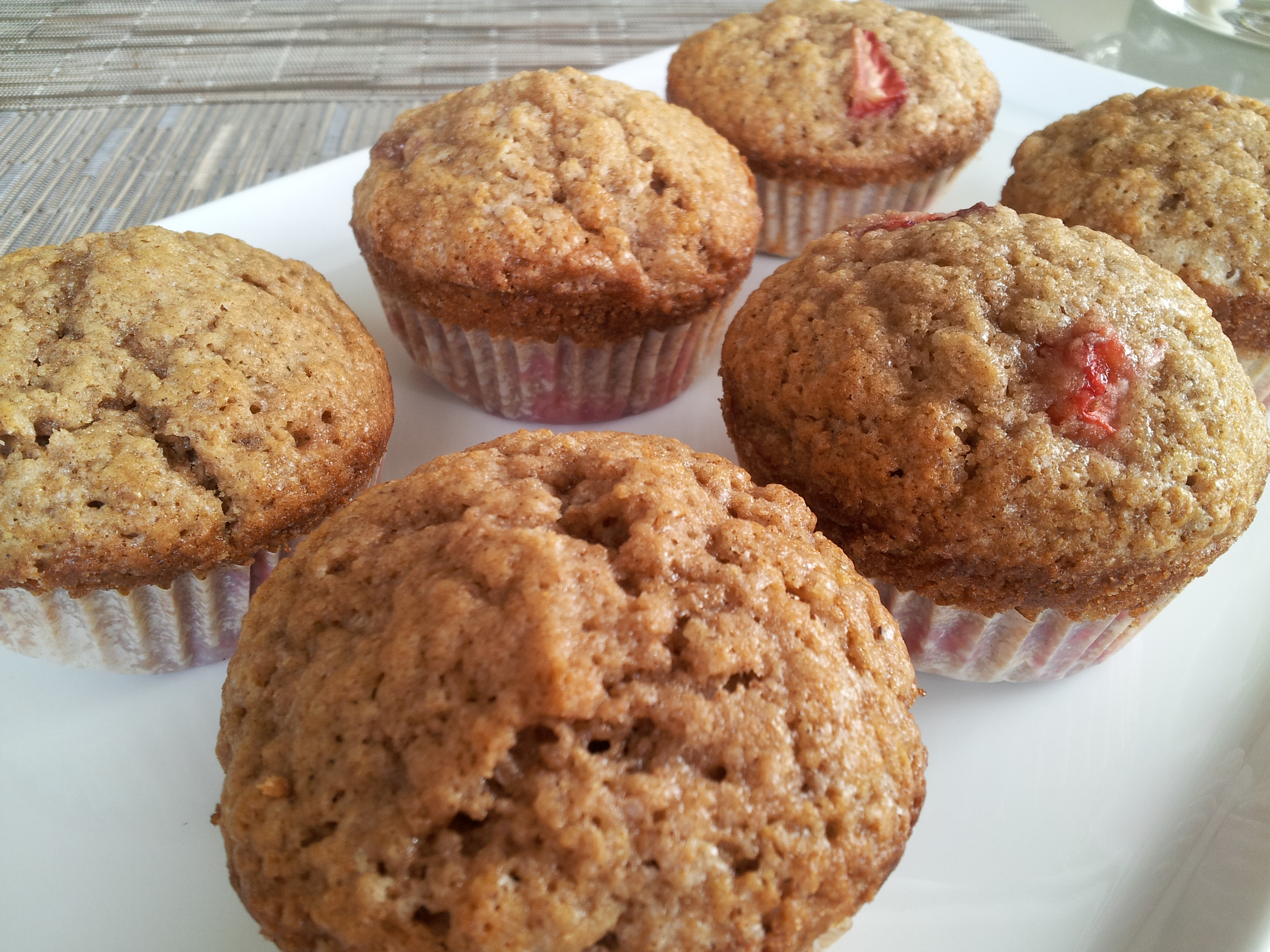 strawberry muffins