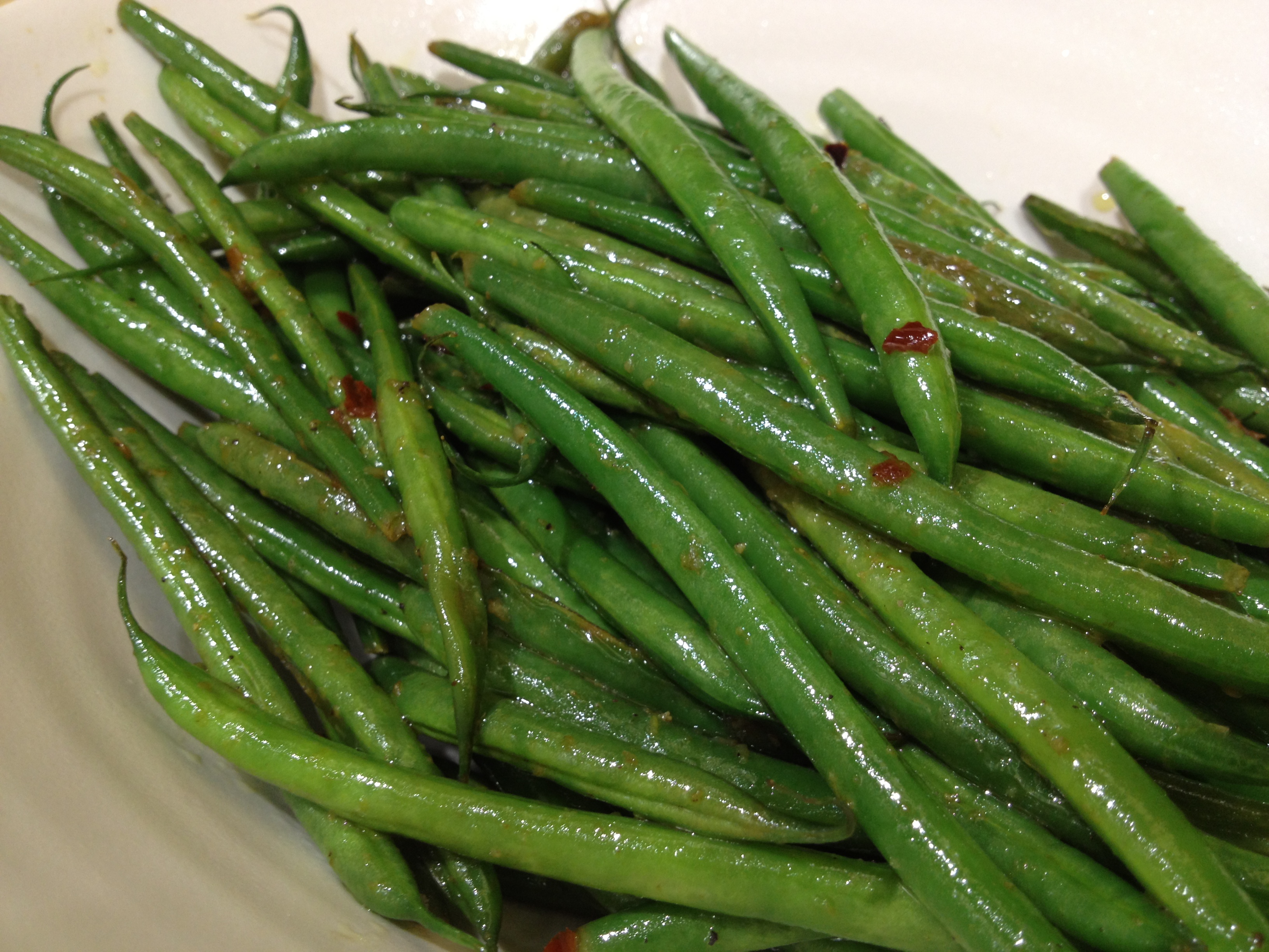 lemon garlic green beans